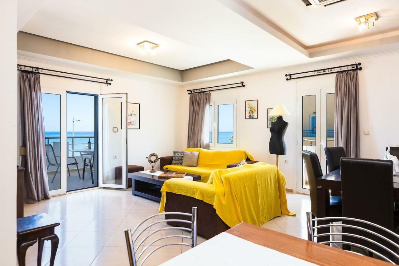 Beachfront Apartment Rethymno Exteriör bild
